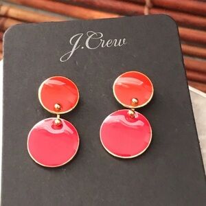 J Crew Circular Post Earrings NWT